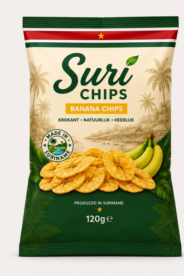 Banana Chips 120 g verpakking