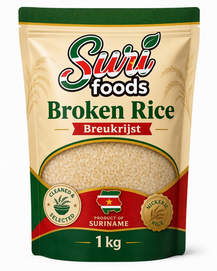 Broken Rice 1 kg verpakking