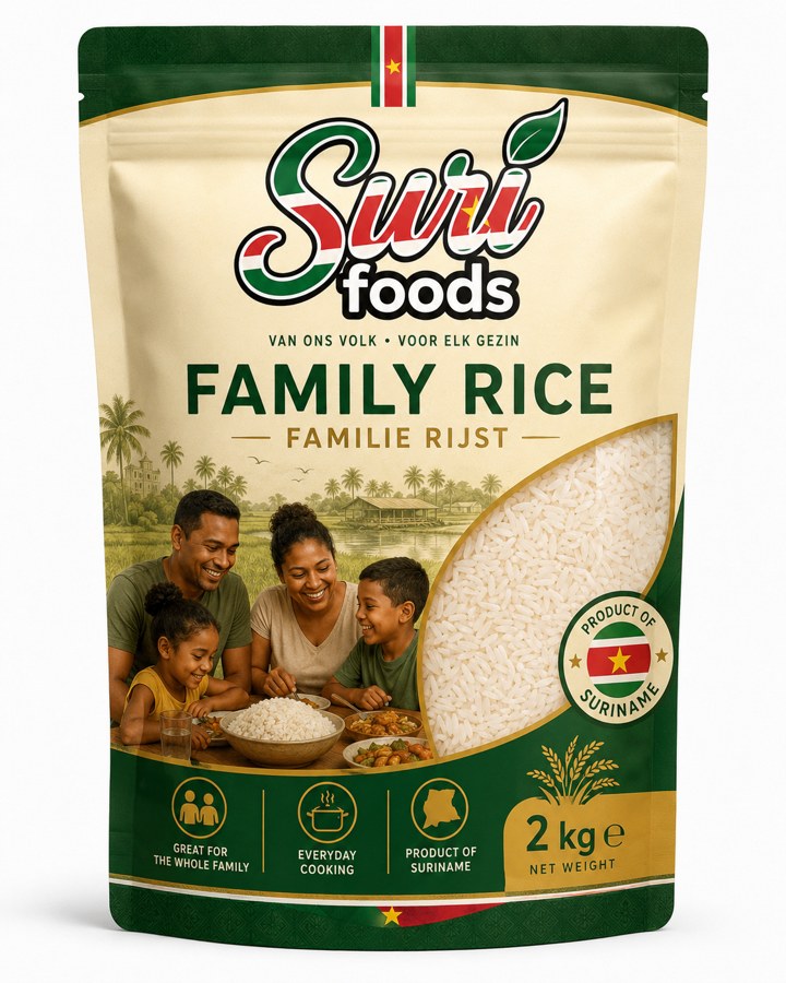 Family Rice 2 kg verpakking