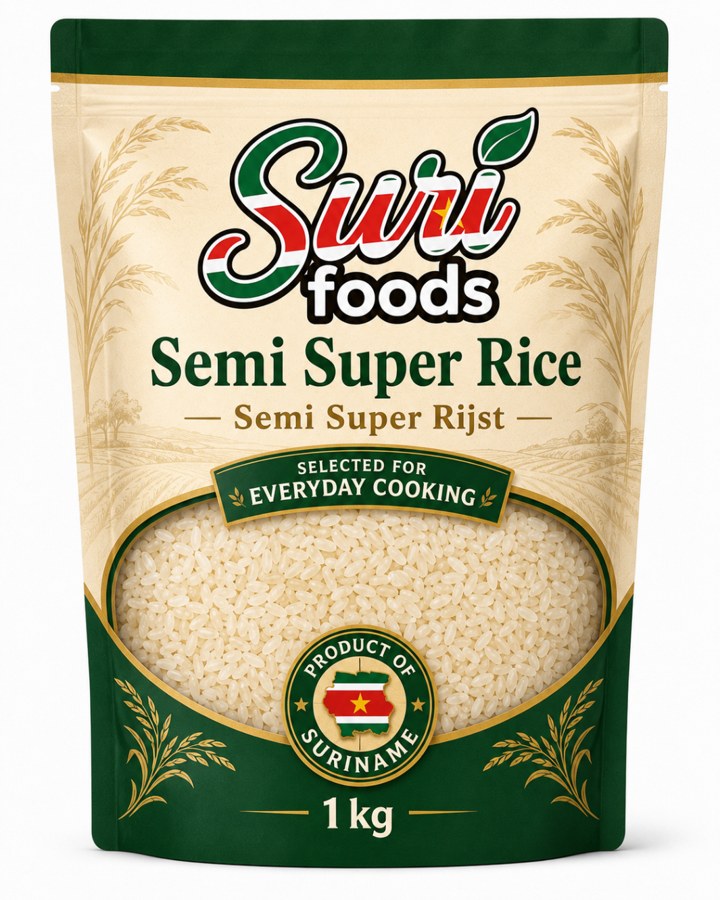 Semi Super Rice 1 kg verpakking